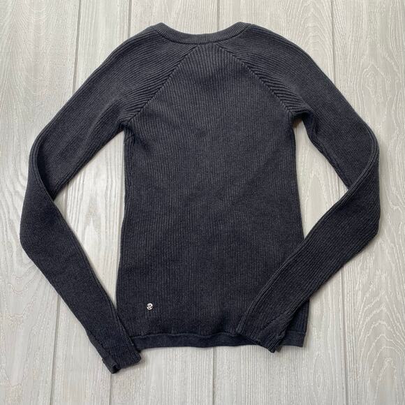 Lululemon Athletica Women's Heather Gray The Sweater The Better Size 4 - Picture 12 of 12